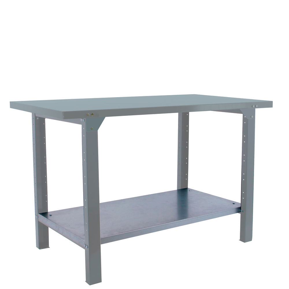 Kit établi mobile Bricolage - 830x1500x730 - 1 niveau Gris - SIMON RACK - 8425437124761