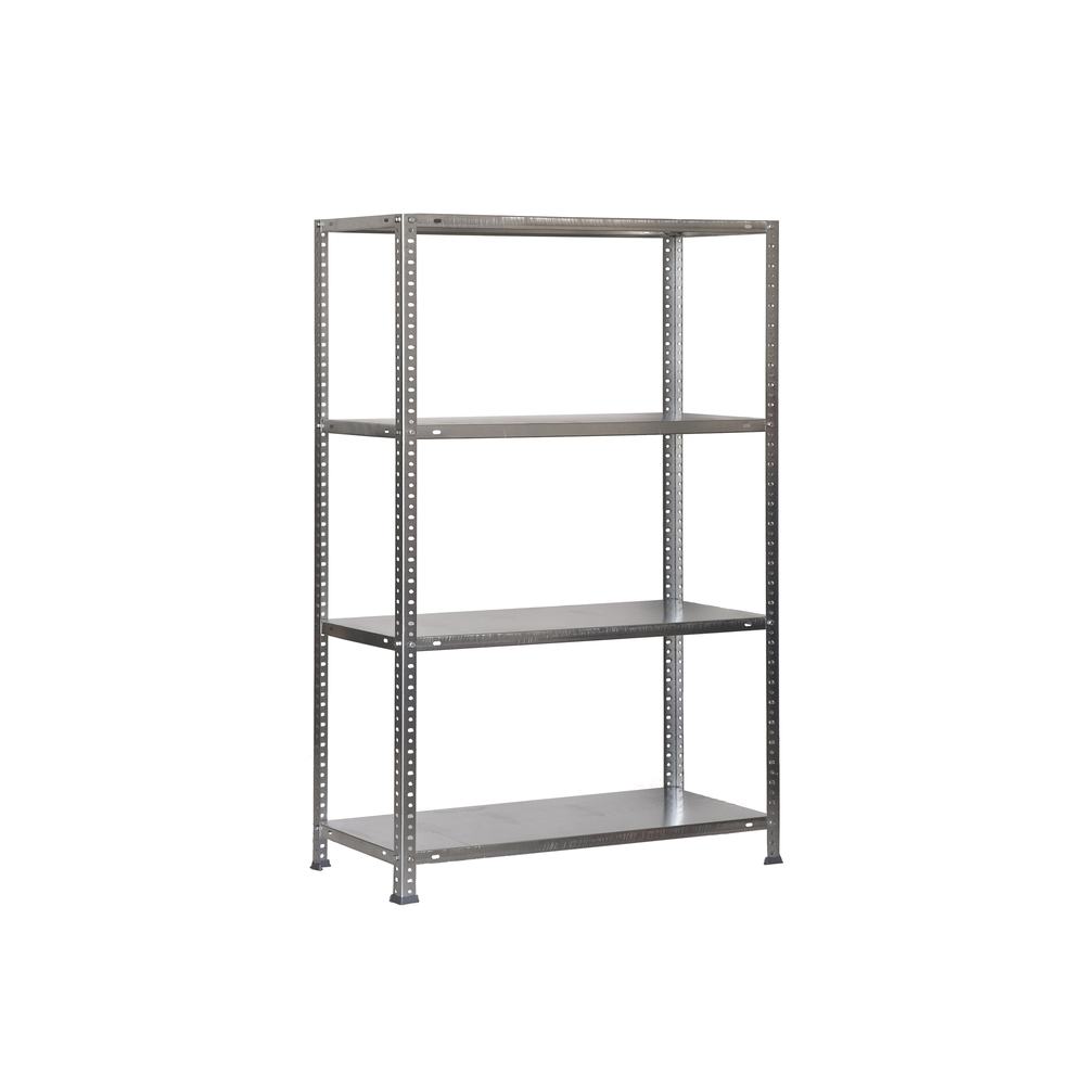 Rayonnage métallique léger à vis 1500x1000x400 - 4 niveaux Galvanisé - SIMON RACK - 8425437130229