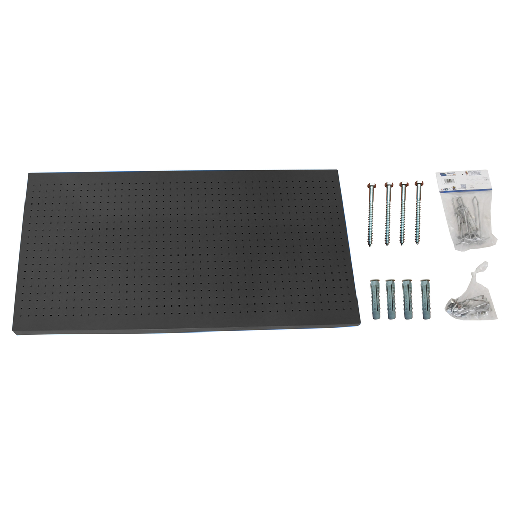 Kit établi mobile Bricolage - 400x900x35 - 1 niveau Anthracite - SIMON RACK - 8425437138850