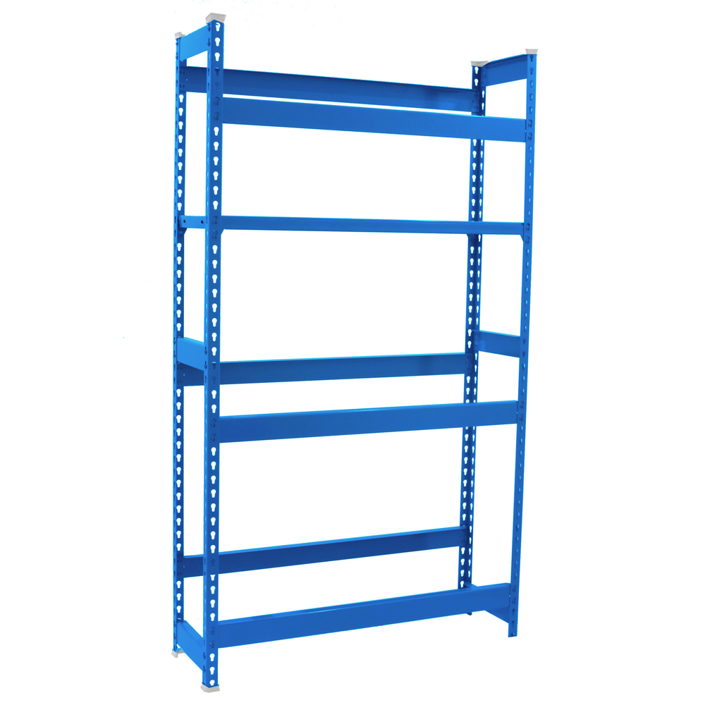 Rayonnage léger tri de bouteille sans vis 1000x1000x300 - 4 niveaux Bleu - SIMON RACK - 8425437147944