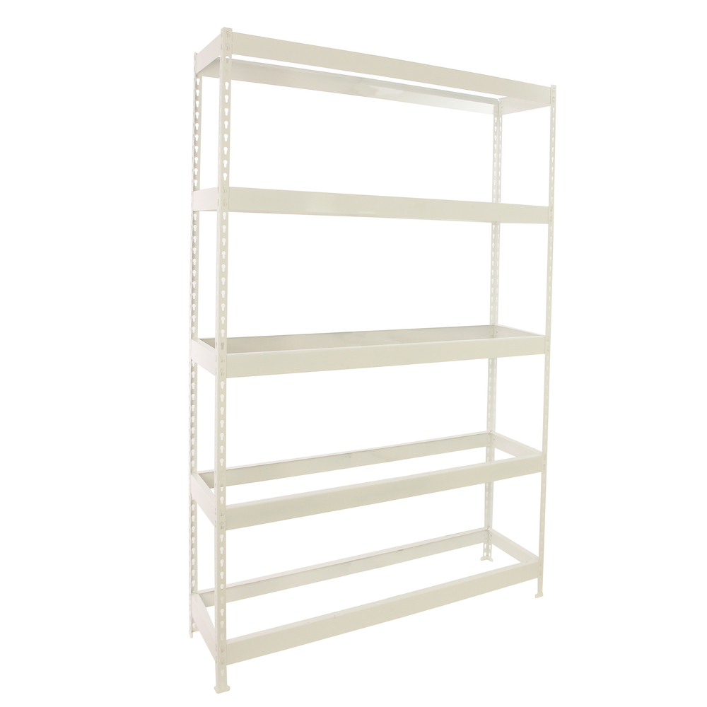 Étagère mobile charge moyenne 400kg - 2000x1200x600 - 5 niveaux Blanc - SIMON RACK - 8425437150425