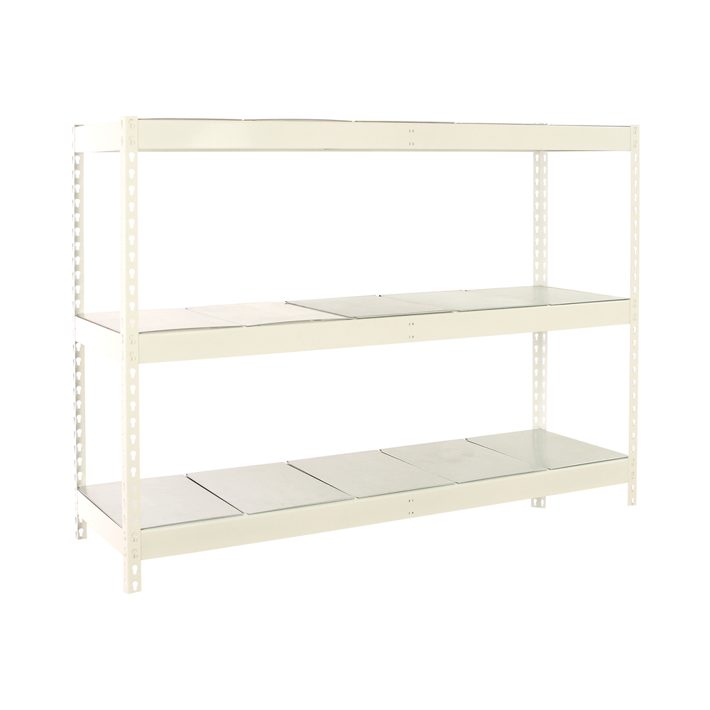 Étagère charge moyenne 500 à 600kg - 2000x1500x900 - 3 niveaux Blanc - SIMON RACK - 8425437152443