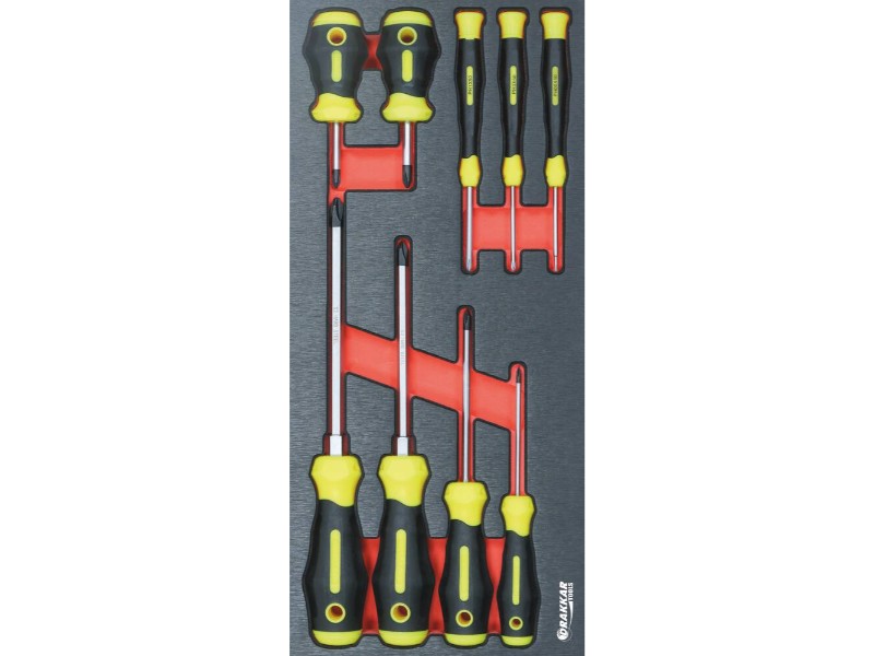 MODULE MOUSSE FINITION METAL PLEIN TOURNEVIS PHILLIPS - DRAKKAR TOOLS - 84258