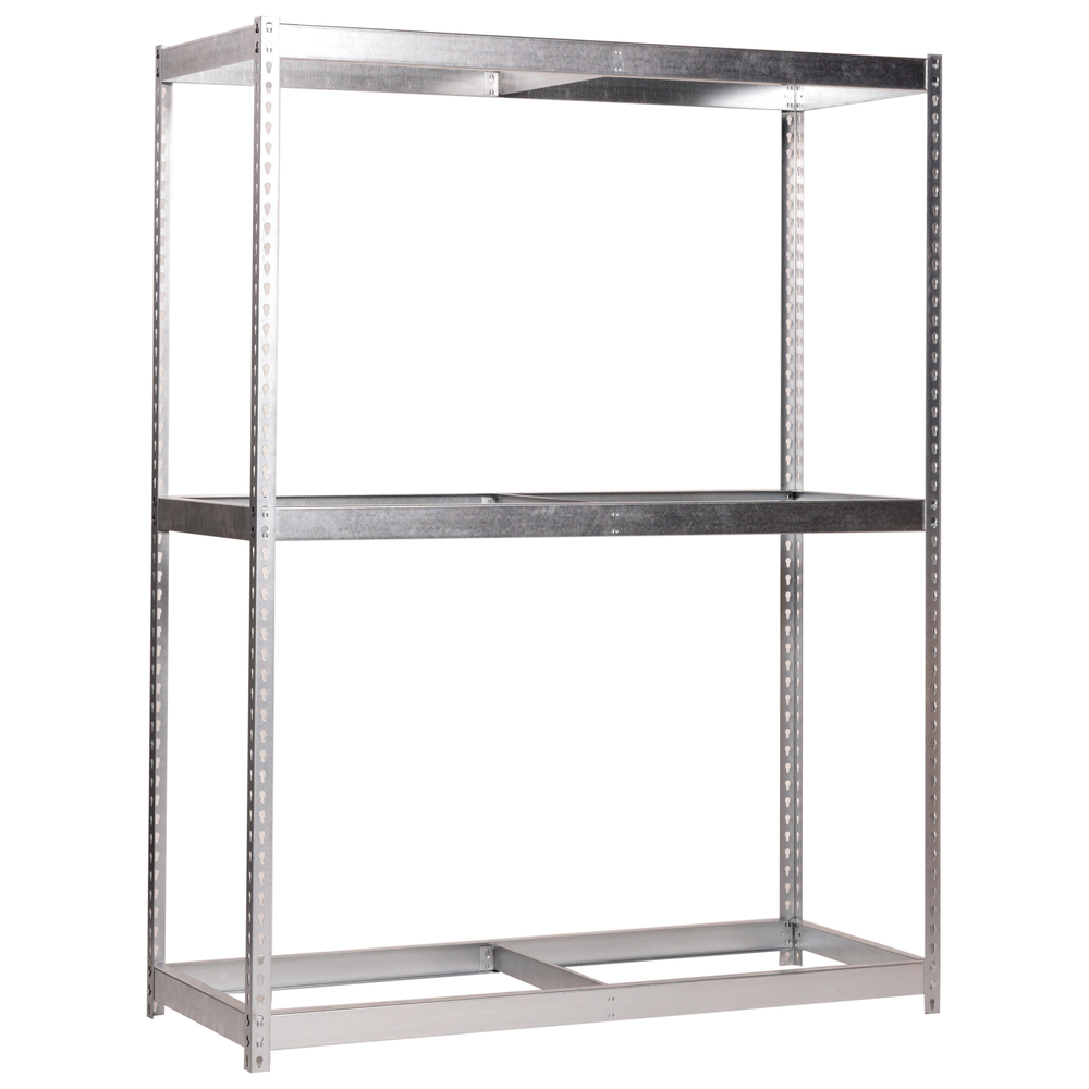 Étagère charge moyenne 500 à 600kg - 2000x2400x600 - 3 niveaux Galvanisé - SIMON RACK - 8435104925034