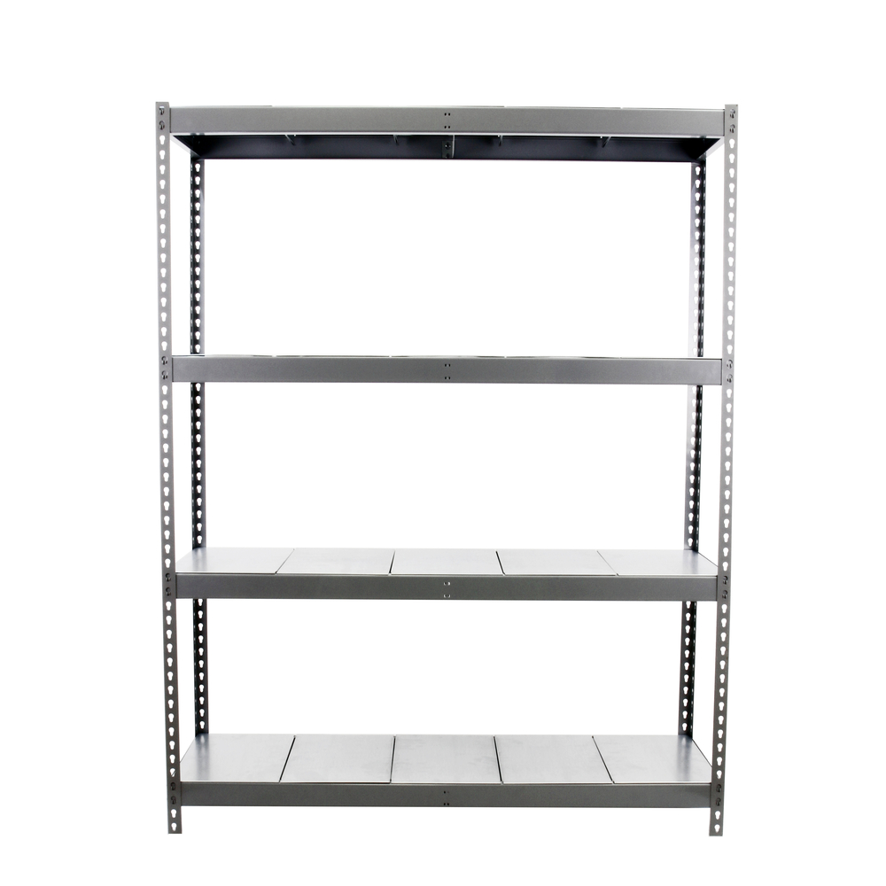 Étagère charge moyenne 500 à 600kg - 2000x1800x450 - 4 niveaux Gris - SIMON RACK - 8435104975831