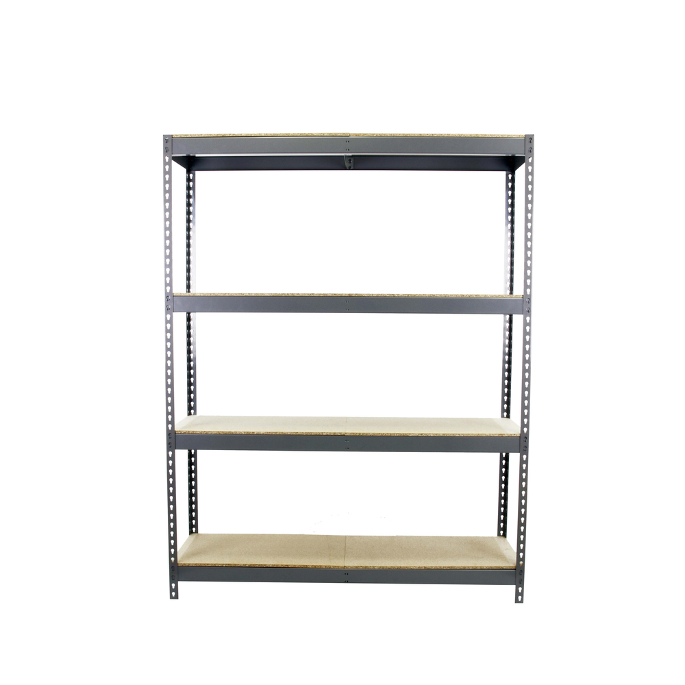 Étagère mobile charge moyenne 400kg - 2000x1500x600 - 4 niveaux Gris/Bois - SIMON RACK - 8435104977309