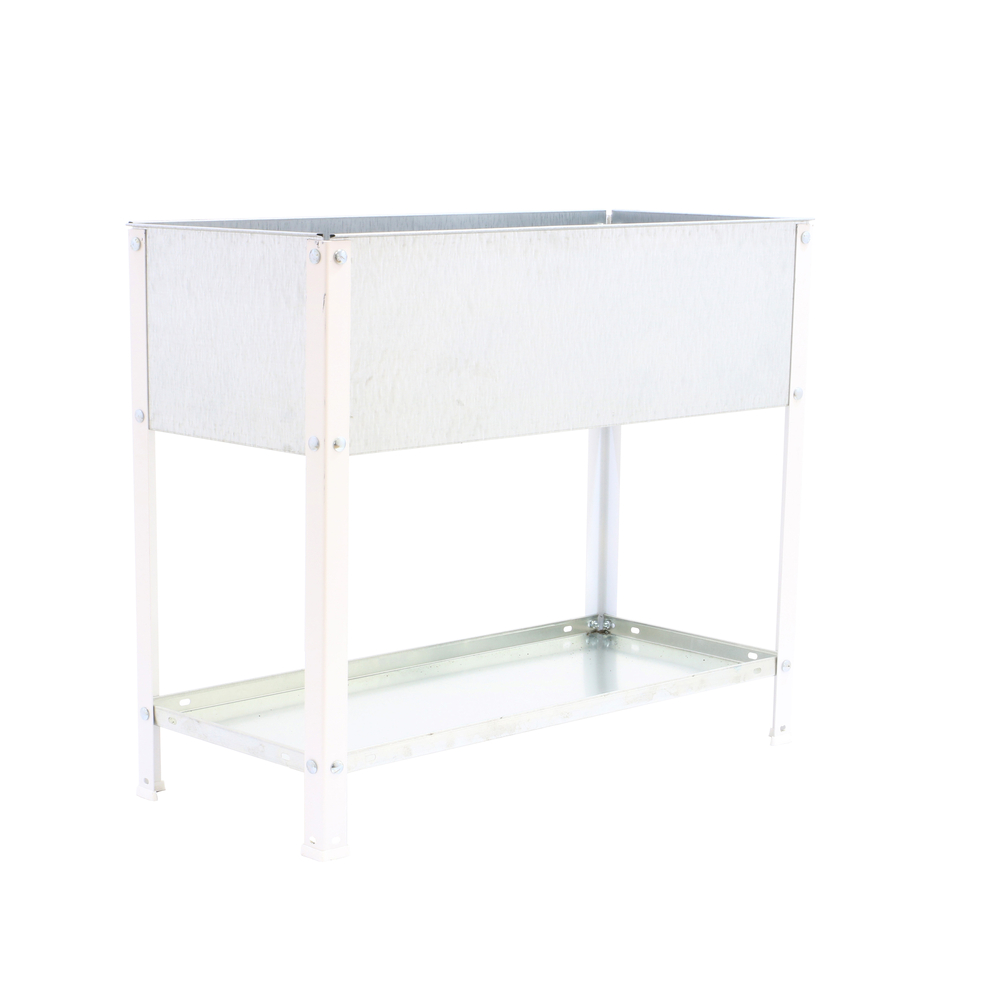 Jardinière extérieure - 850x900x400 - 2 niveaux Blanc - SIMON RACK - 8435104986813