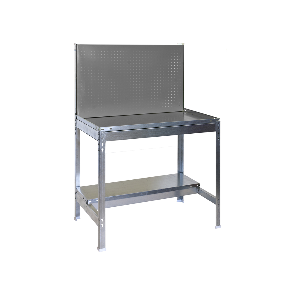 Établi de jardin - 1520x900x400 - 2 niveaux Gris - SIMON RACK - 8435104988596