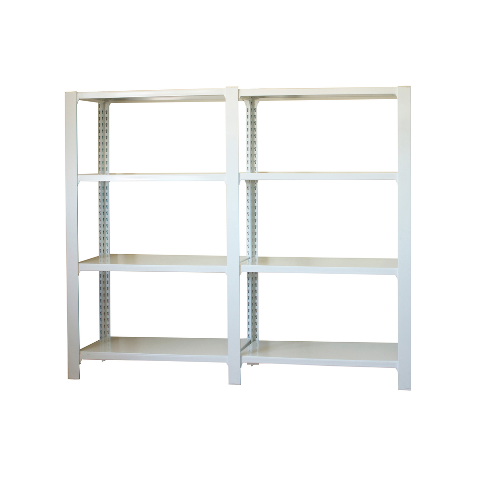 Rayonnage de bureau charge légère sans vis 1500x1800x300 - 4 niveaux Blanc - SIMON RACK - 8435104998434