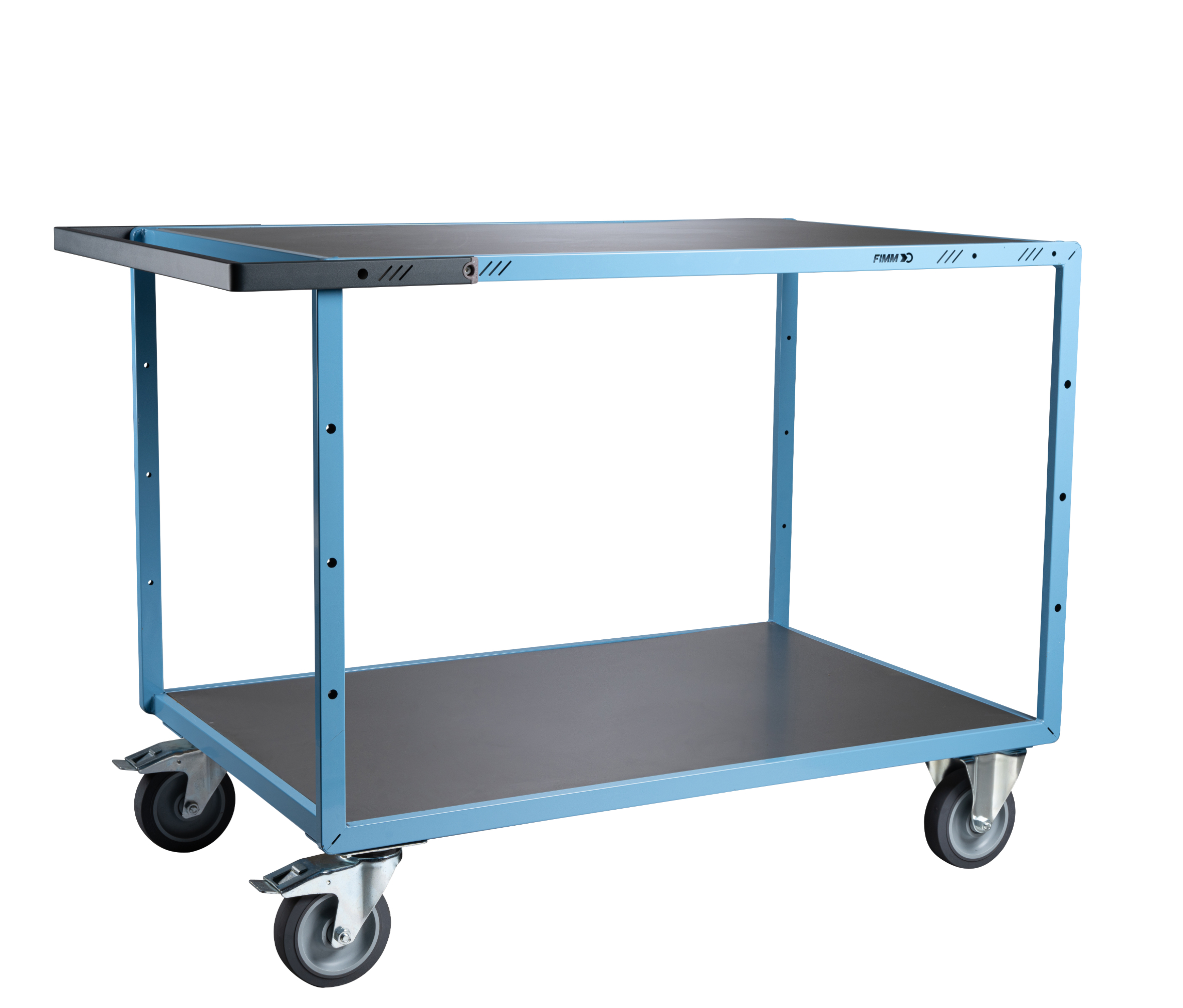 Servante mécano-soudée 2 plateaux 1200x800 mm 400 kg - FIMM - 880703341