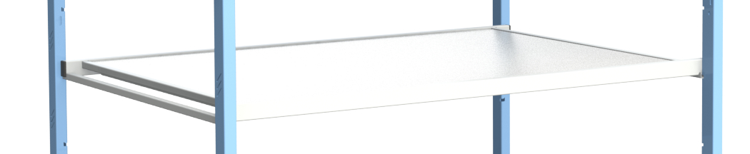 Étagère bois mélaminé 16 mm 1000x600 mm pour servantes grillagées et multi-niveaux - FIMM - 882701002