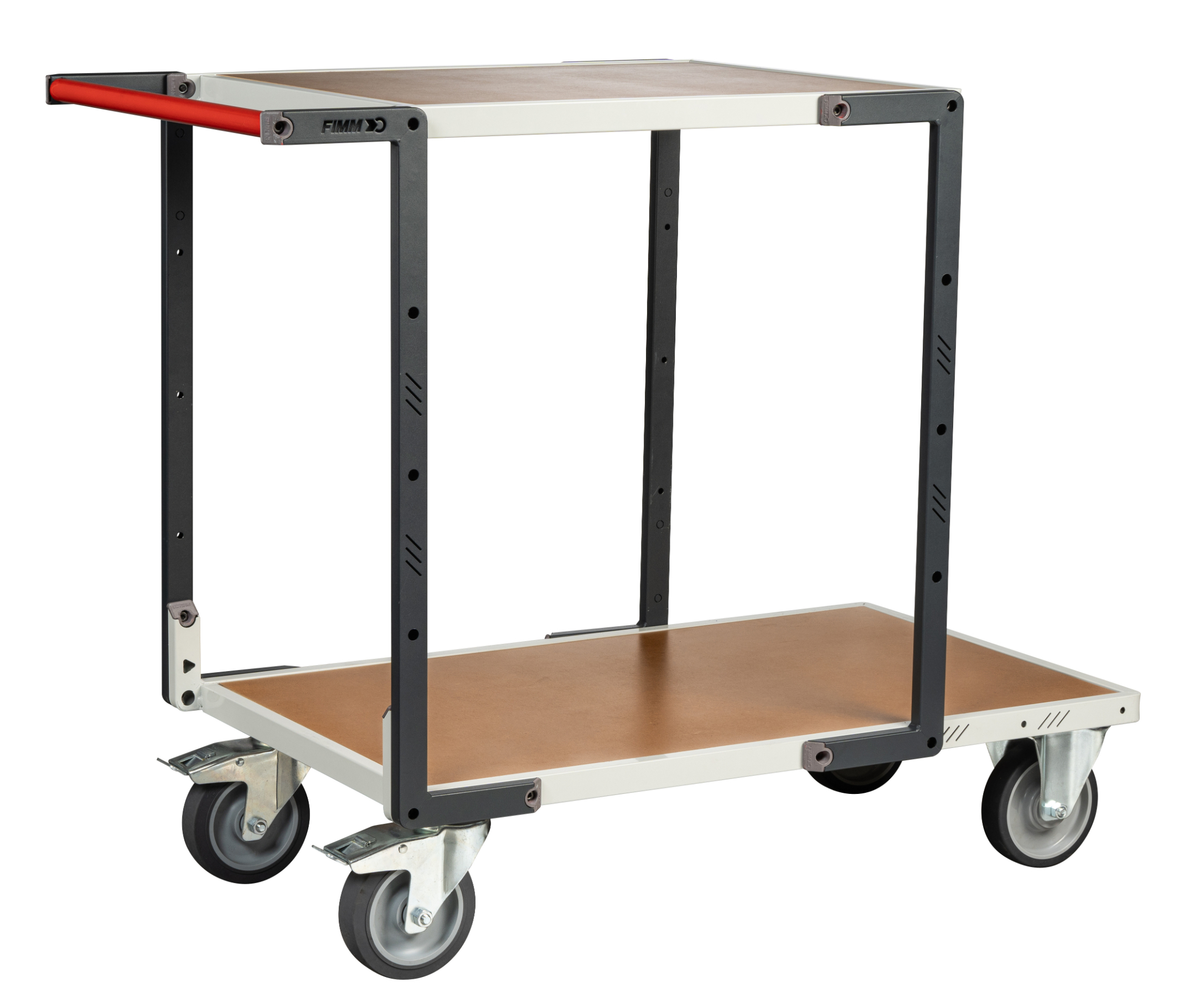 Servante 2 plateaux médium roues TPE 400 kg - FIMM - 884721241
