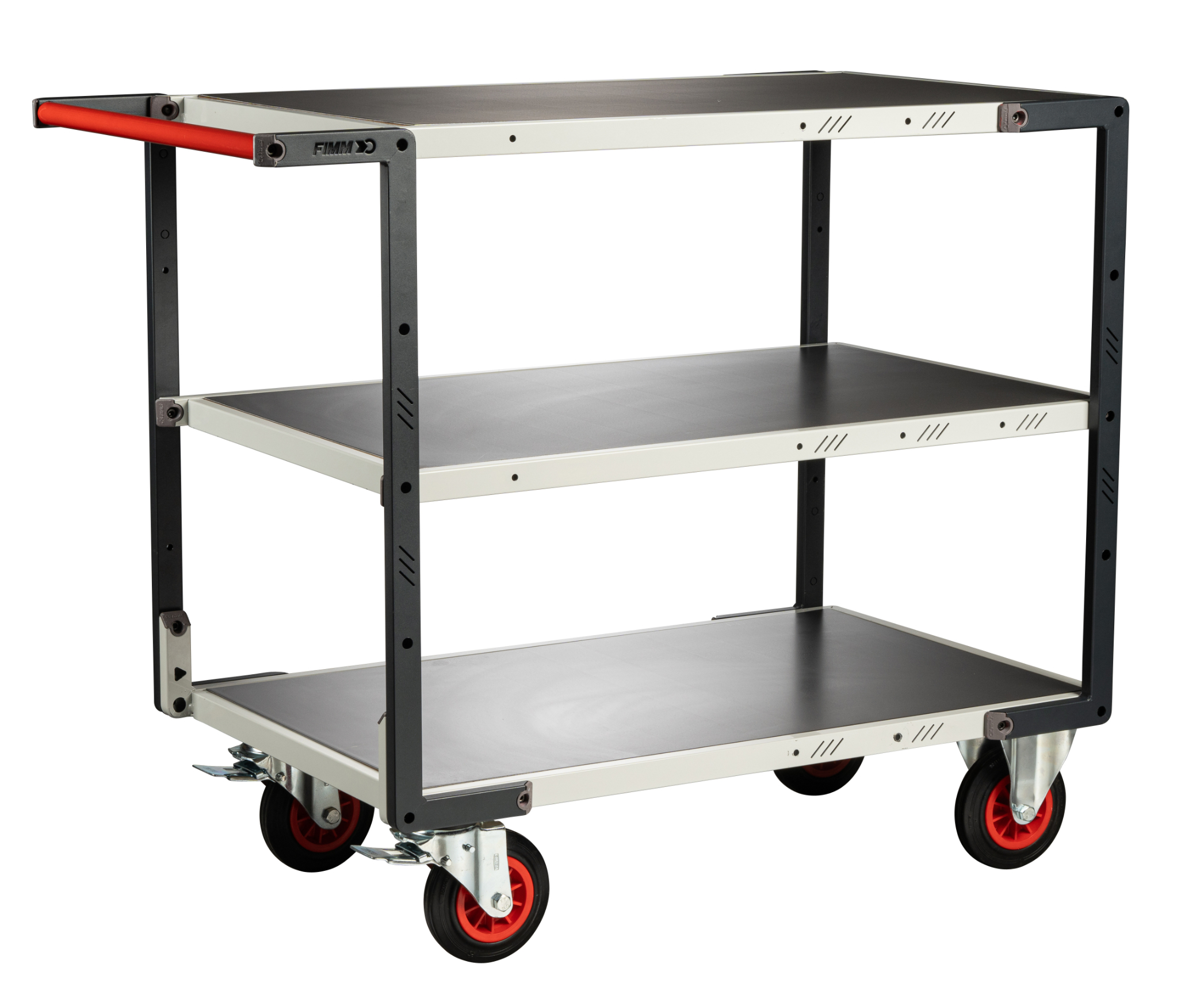 Servante Flat-Pack 3 plateaux 850x500 mm 400 kg - FIMM - 884721334