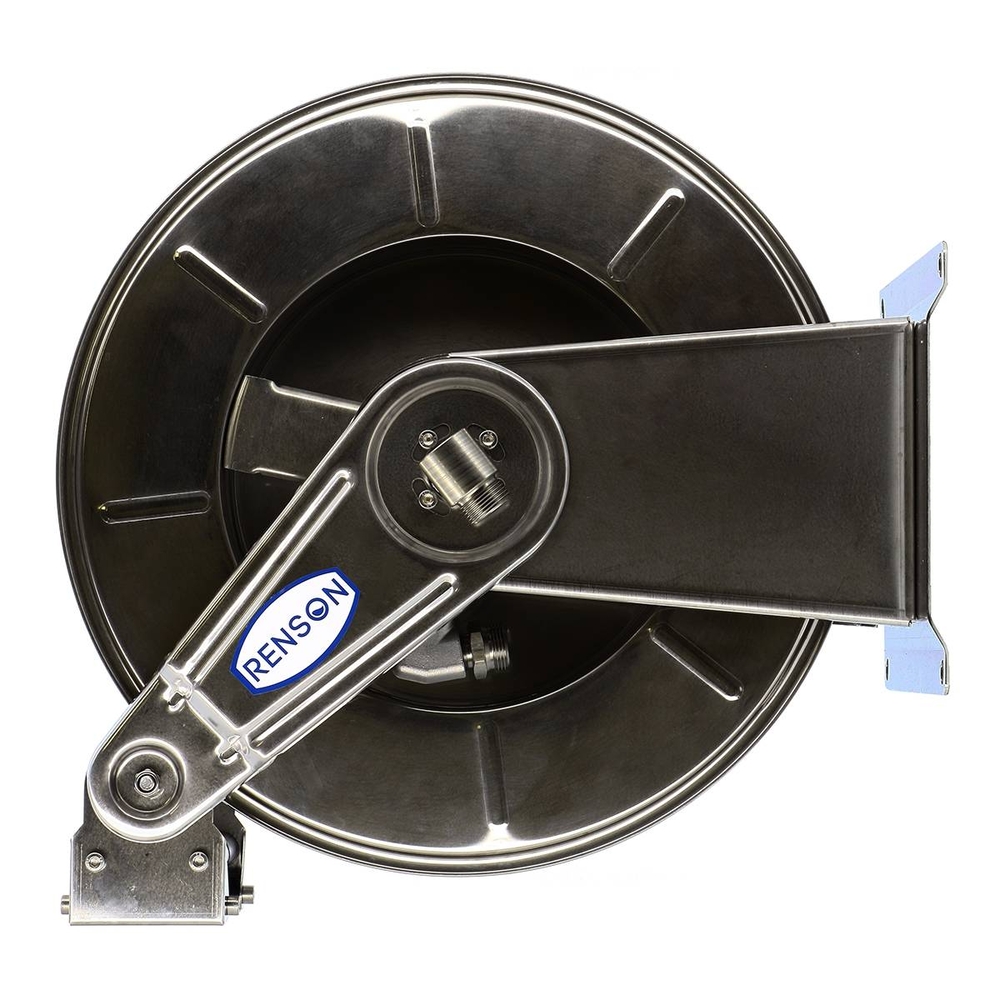 ENROULEUR INOX POUR GASOIL EQUIPE FLEXIBLE 8M EN 1'' - RENSON - 975123