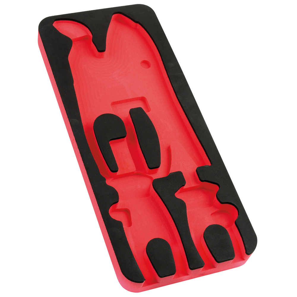 Module mousse vide pour 4 pinces - MOB OUTILLAGE - 9826000001