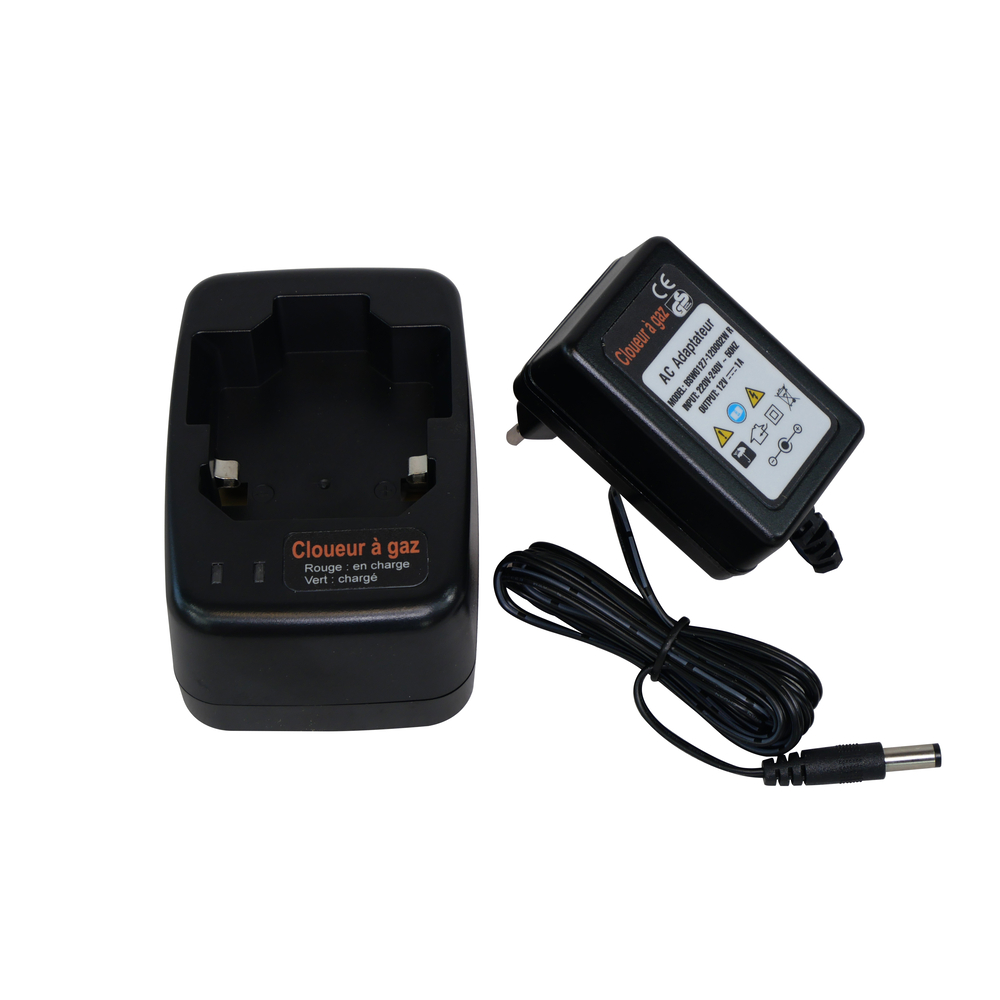 KIT CHARGEUR/ADAPTATEUR POUR CLOUEUR G1 - ASLAFIX - 12KITCHA
