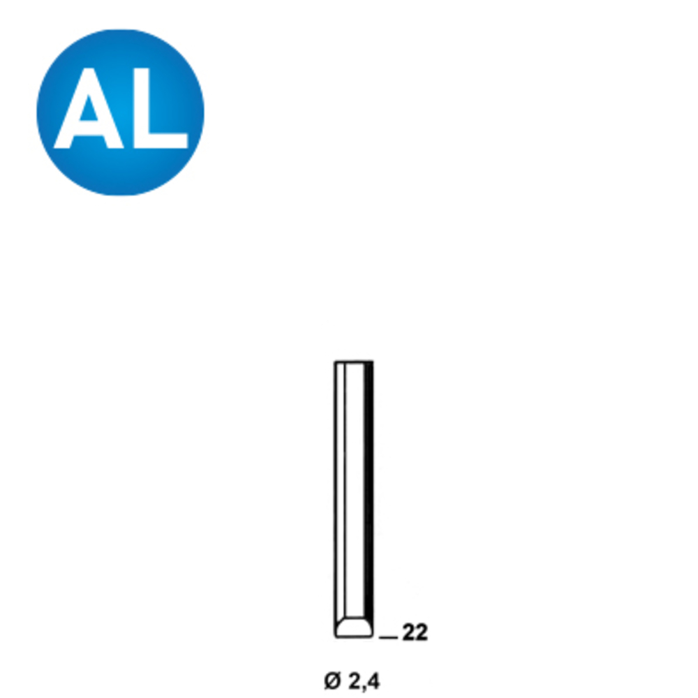 5000 CHEVILLES SD-22 ALUMINIUM - ASLAFIX - 6SD221