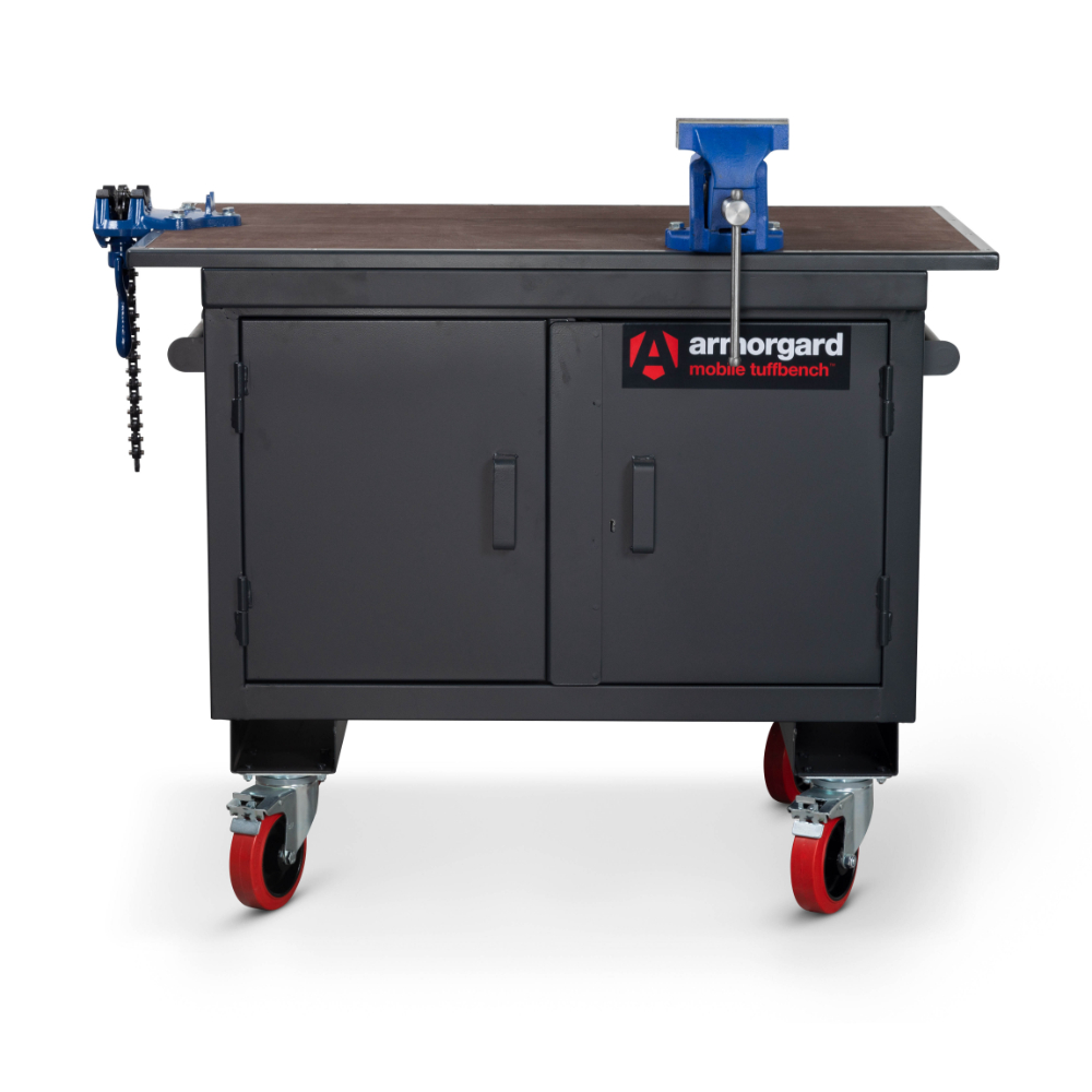 Établi mobile sécurisé 120cm x 70cm x 95cm ARMORGARD - MBH12