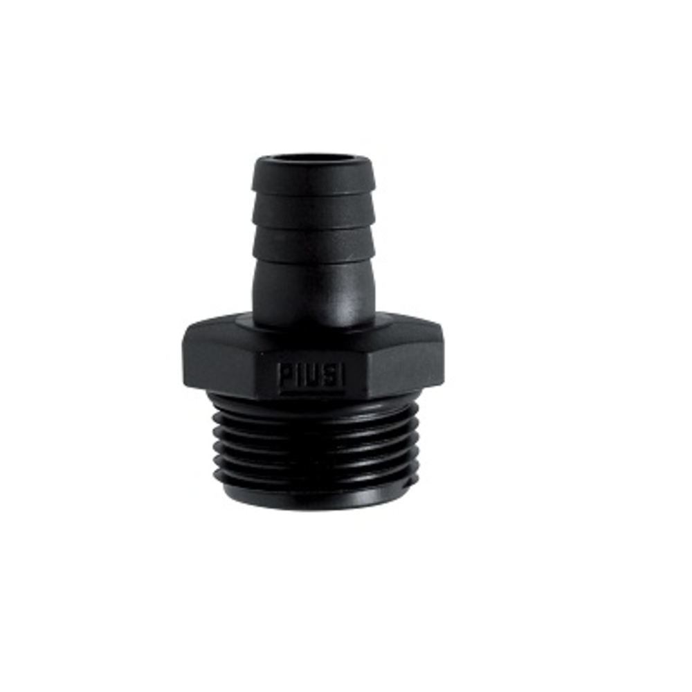 Raccord droit polypropylène 1″ Gaz M pour tuyau Ø20 mm - ALGI EQUIPEMENT - 07645007