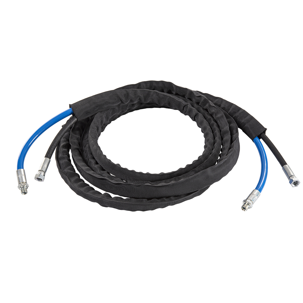 Flexible double air + graisse 5 m pour pulvérisation de graisse - ALGI EQUIPEMENT - 07736007