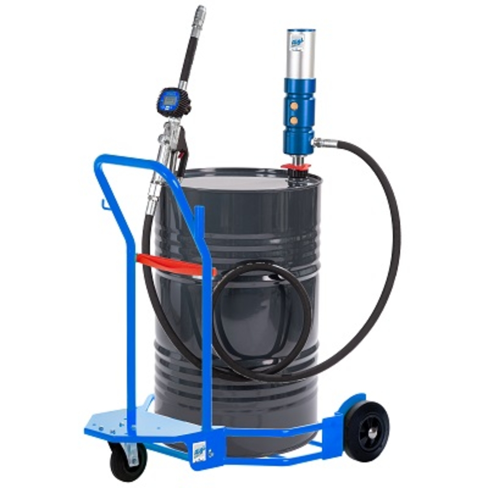 Ensemble pneumatique huile 3/1 grand débit mobile pour fût 200 l - ALGI EQUIPEMENT - 07750690