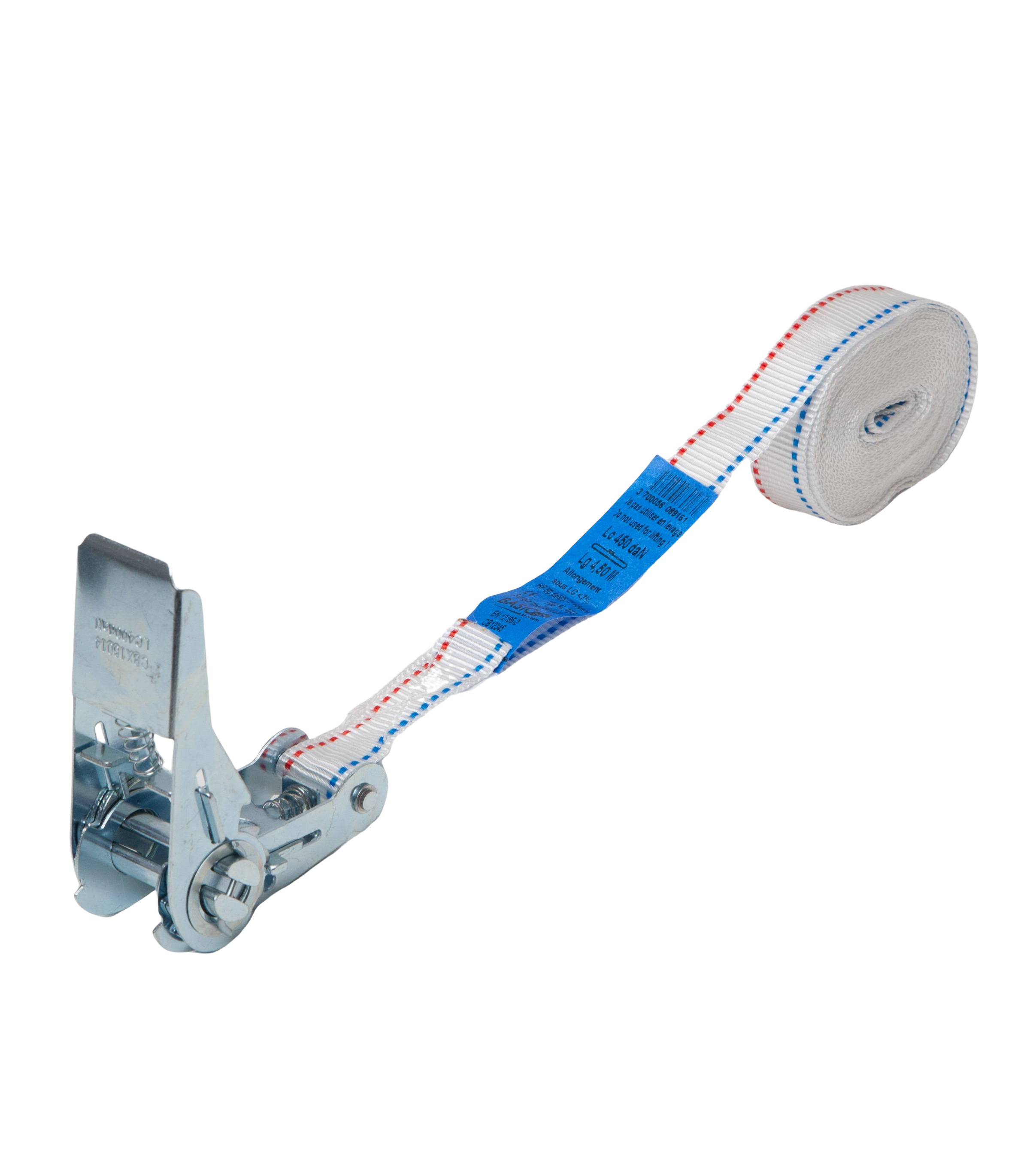 sangle arrimage ceinturon a cliquet BASIC Line LC300 en l25 mm L4,5m - ABAMICE4