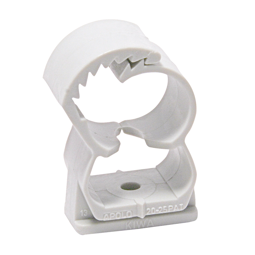 25 attache clip multi-diamètre pour tube - simple - SCELL-IT - ABT2532