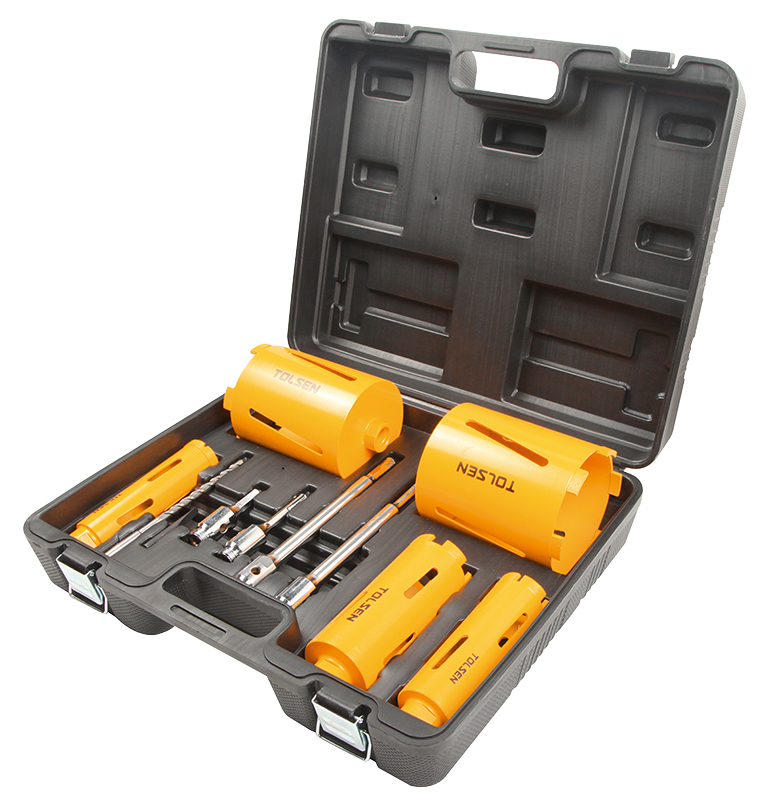 Kit 5 scies cloches diamant (75881) TOLSEN - 100319