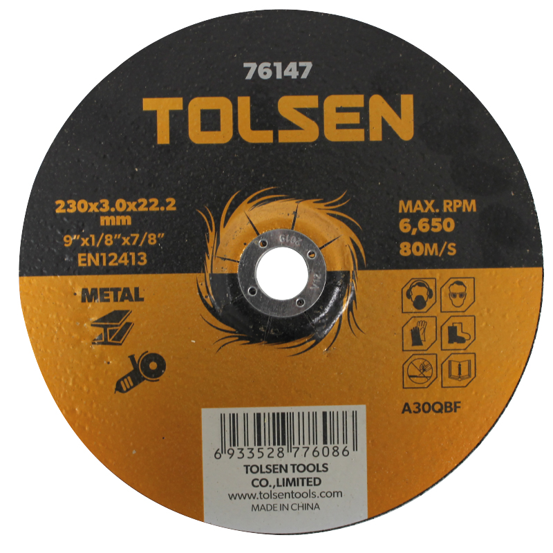 Disque a tronconner dep.230x3x22mm (76147) TOLSEN - 100324