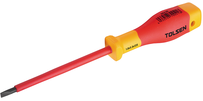 Tournevis plat isole 1,2x65x150mm (v30212) TOLSEN - 100377