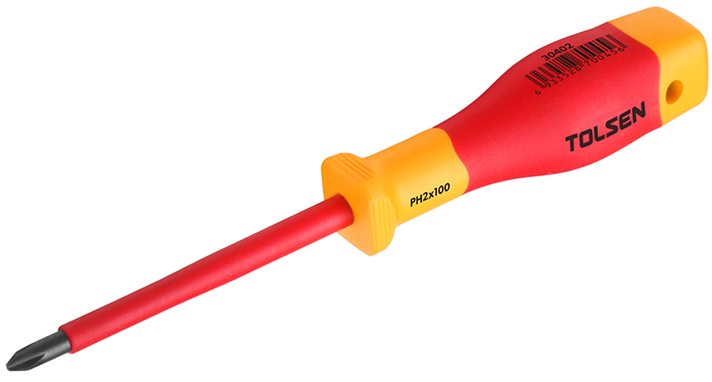 Tournevis phillips isole ph0x60mm (v30400) TOLSEN - 100378