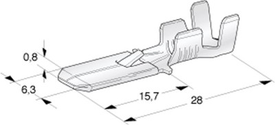Bte 100 cosses non isolees male BUISARD - 712404