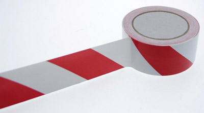 Rl pvc adhes.danger r/bl 50mmx33m BUISARD - 714404