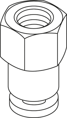 Raccord rapide pneum 1/4' 'f' BUISARD - 719982