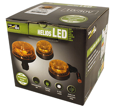 Gyrophare helios led plat 12-24v BUISARD - 724725