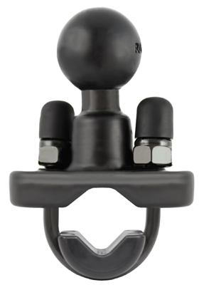 Bras fix. p/tube rond + rotule 1' ram BUISARD - 726031
