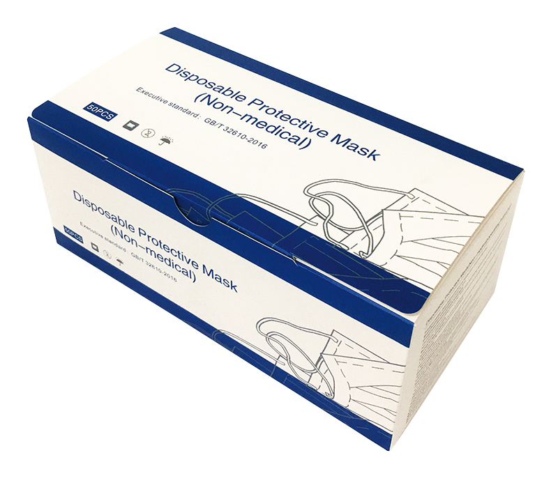 Boite 50 masques jetables 3plis BUISARD - 742579