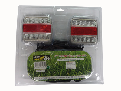 Kit sign. 2 feux ar led al.7.5m sous coque BUISARD - 743473