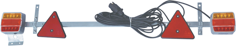 Rampe led metal telescopique 1,10-1,60 m cable 7,5m - 743484