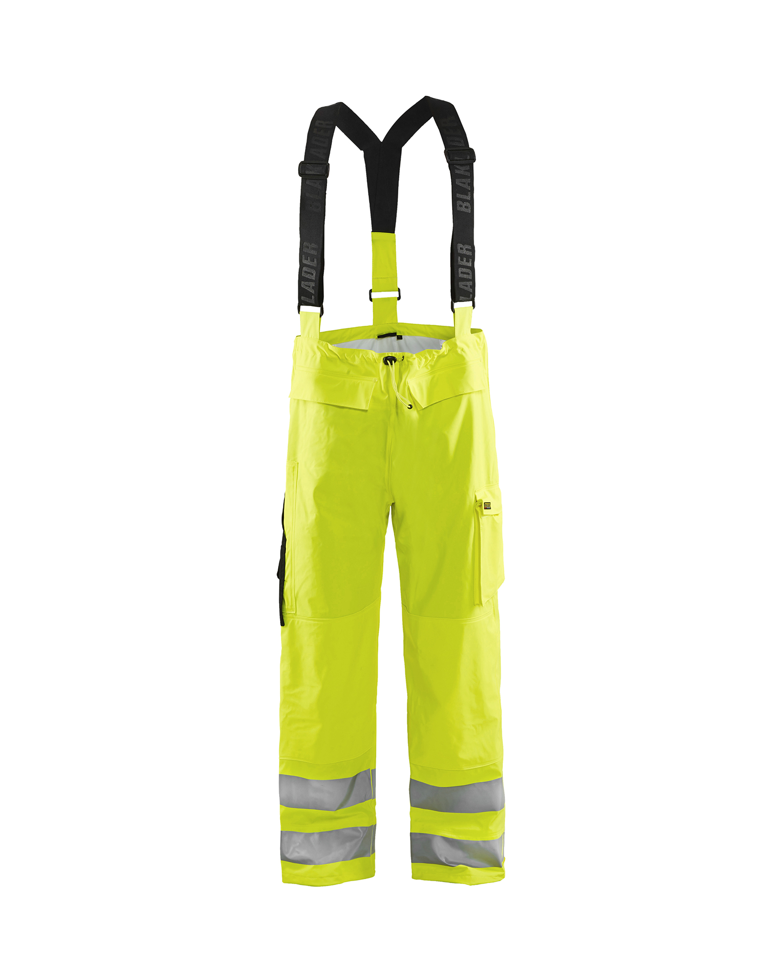 Pantalon de pluie à bretelles haute-visibilité retardant flamme Blåkläder 1303 Jaune fluo Blaklader - 130320093300