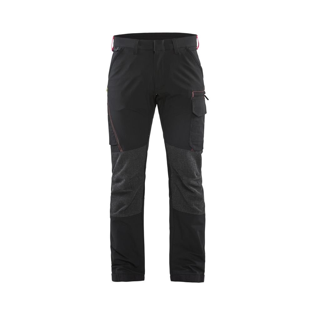 Pantalon maintenance stretch 4D Blåkläder 1422 Noir/Rouge Blaklader - 142216459956C