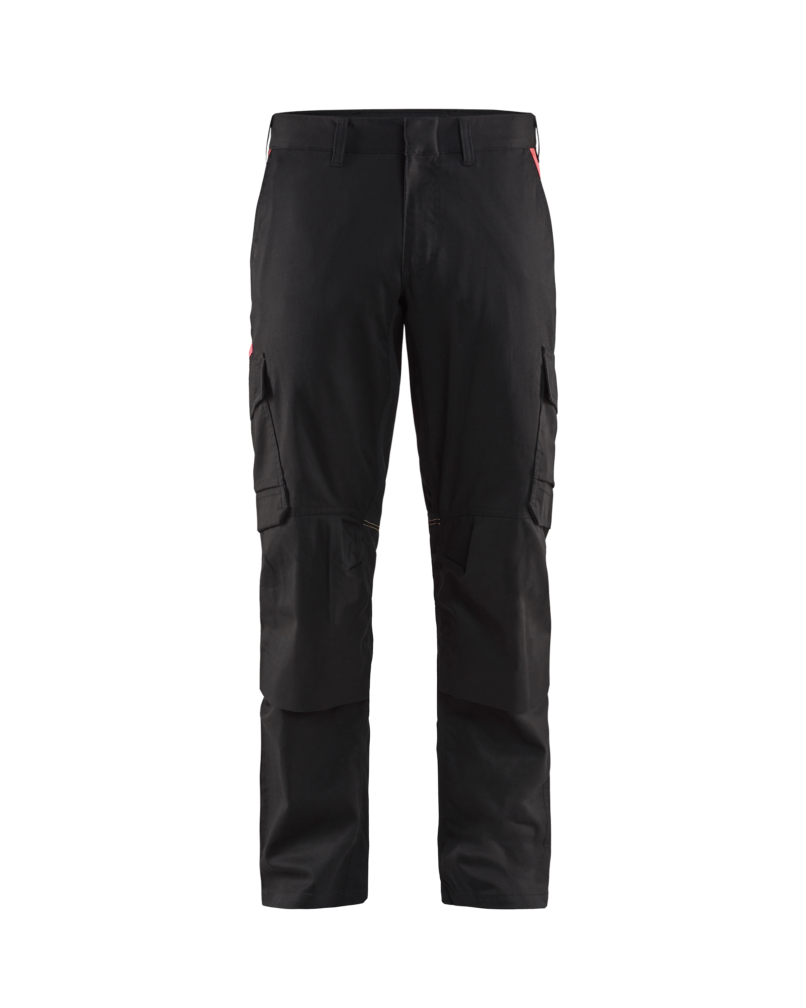 Pantalon industrie avec poches genouillères stretch 2D Blåkläder 1448 Noir/Rouge Blaklader - 144818329956C