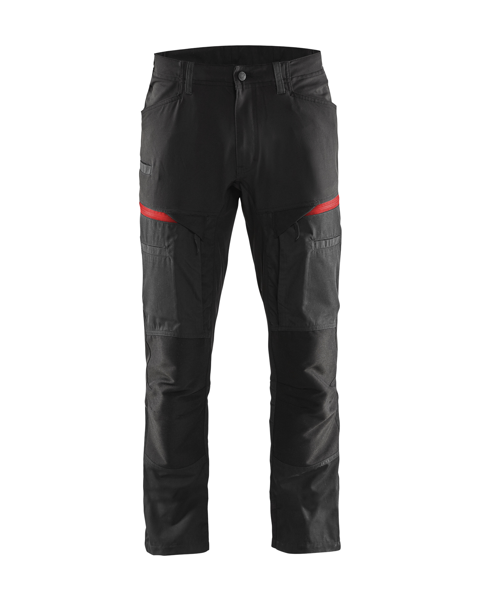 Pantalon maintenance +stretch Blåkläder 1456 Noir/Rouge Blaklader - 145618459956C