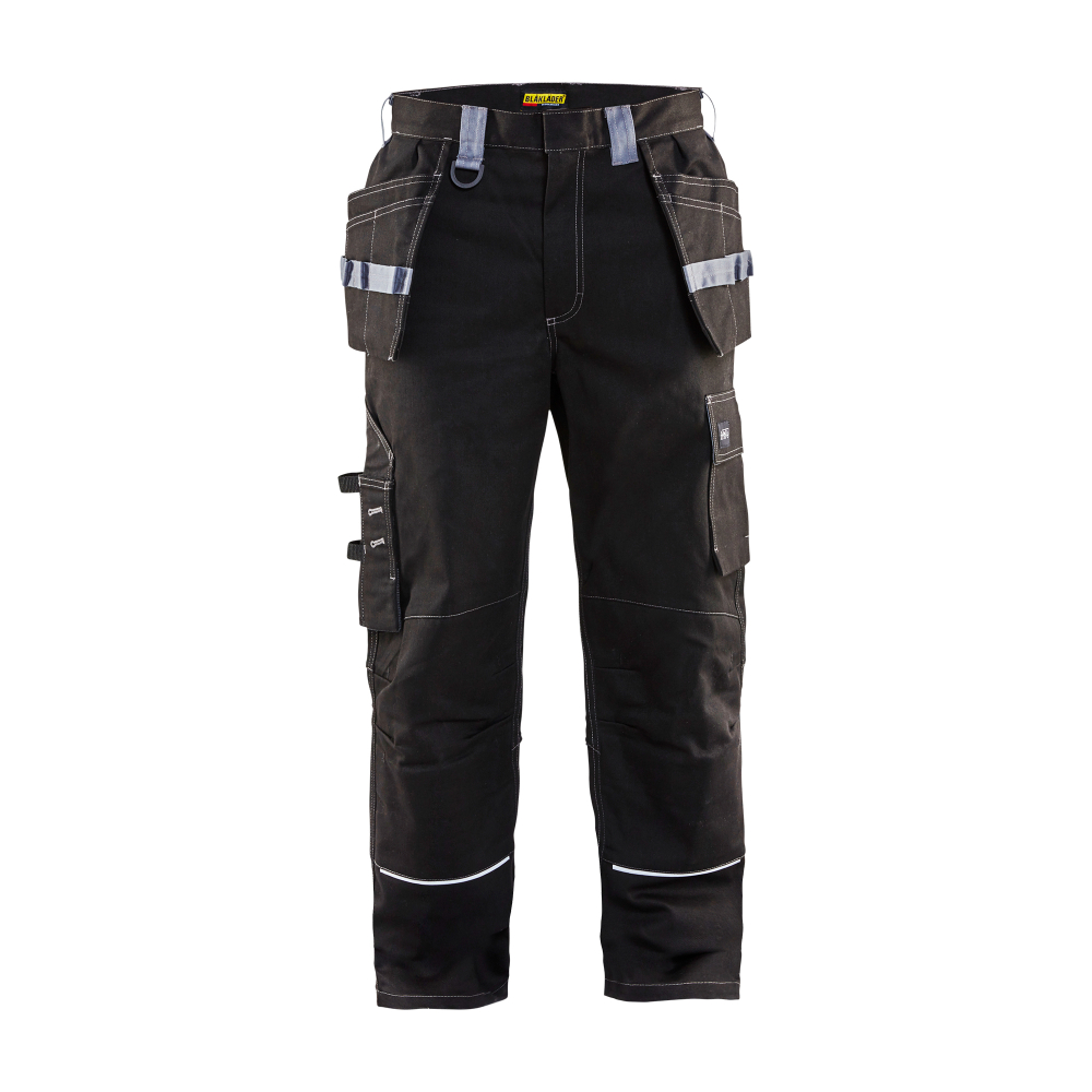 Pantalon artisan retardant flamme Blåkläder 1461 Noir/Gris clair Blaklader - 146115169994C