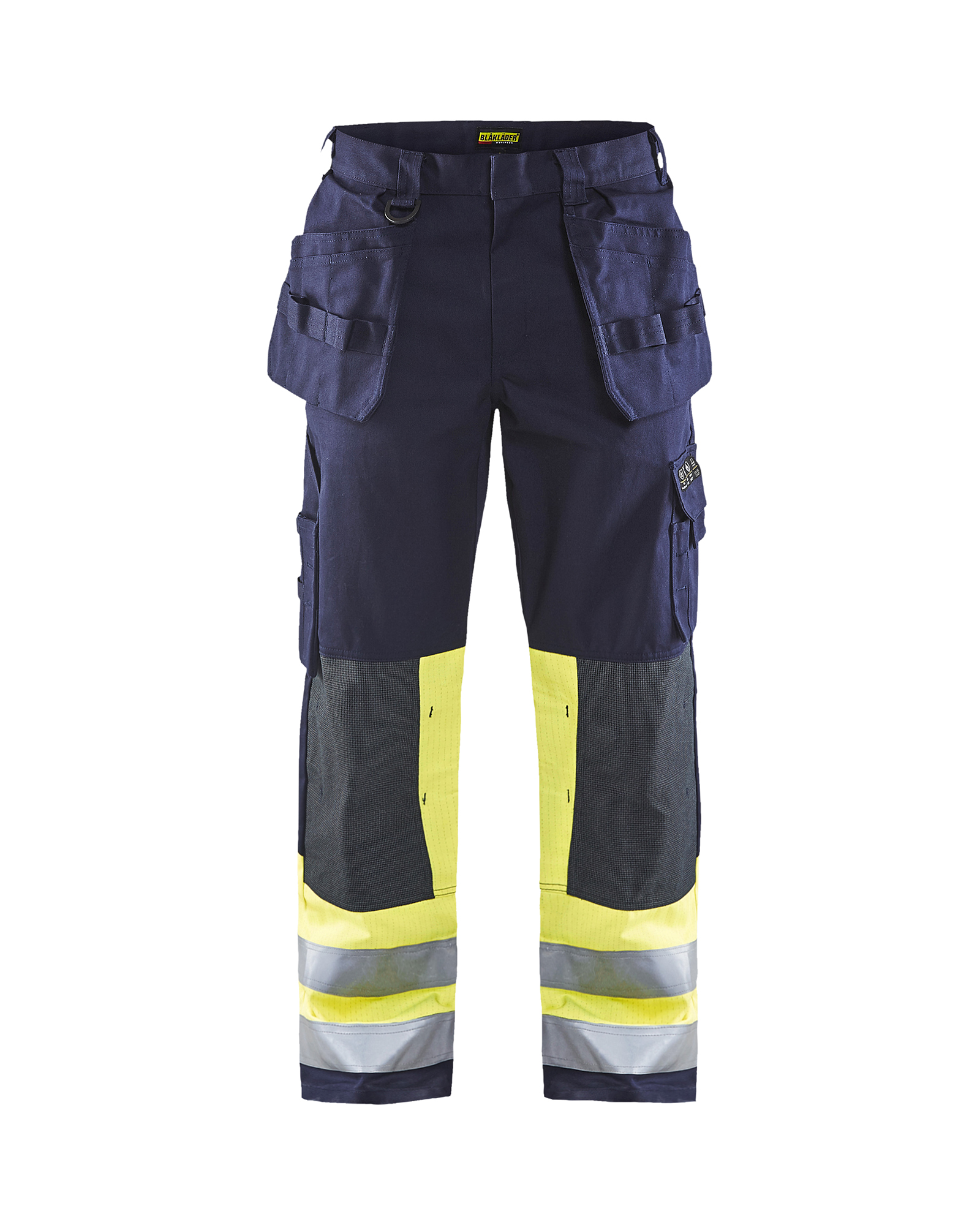 Pantalon artisan multinormes Blåkläder 1479 Marine/Jaune fluo Blaklader - 147915148933C