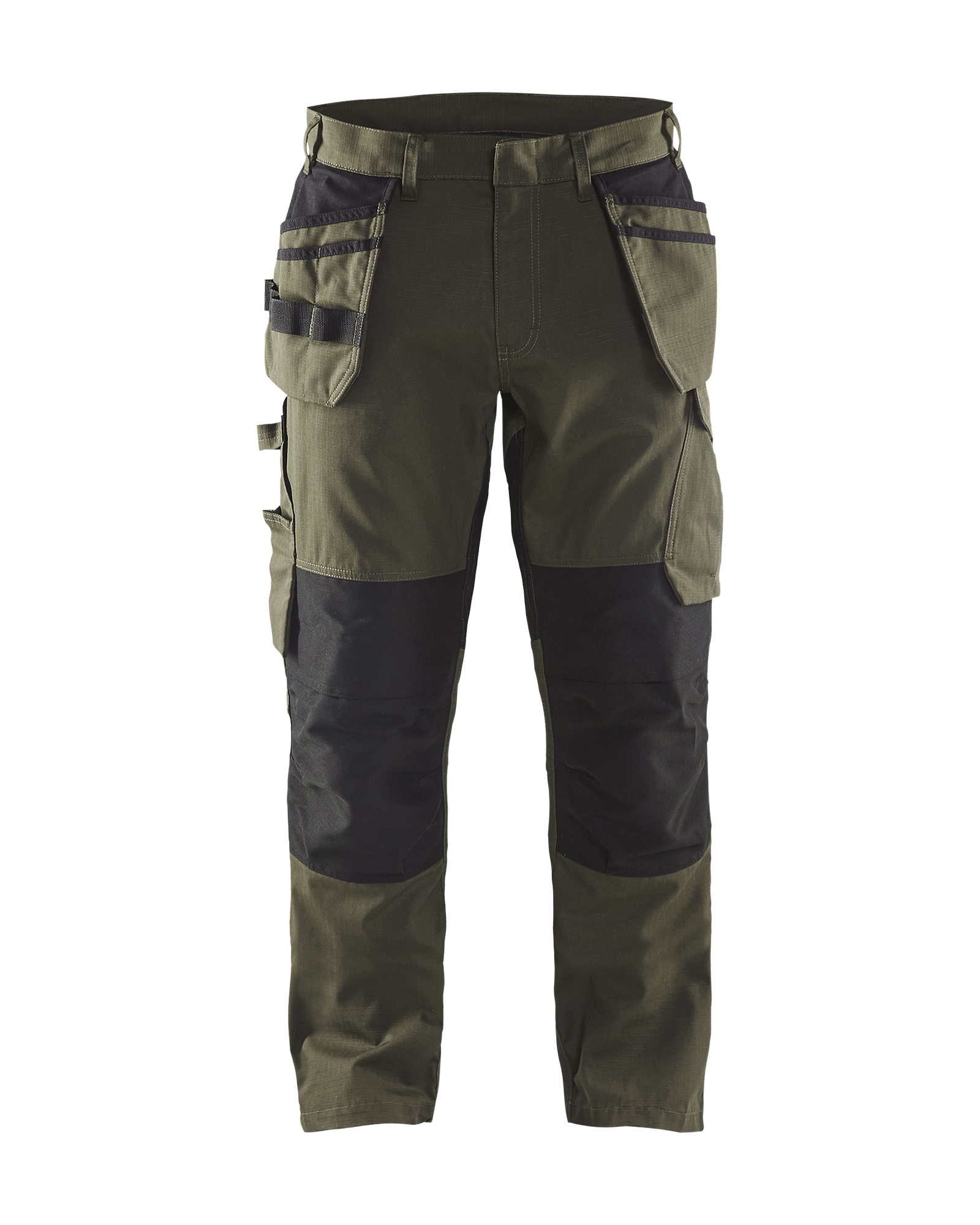 Pantalon maintenance +stretch avec poches flottantes Blåkläder 1496 Vert Kaki/Noir Blaklader - 149613304599C
