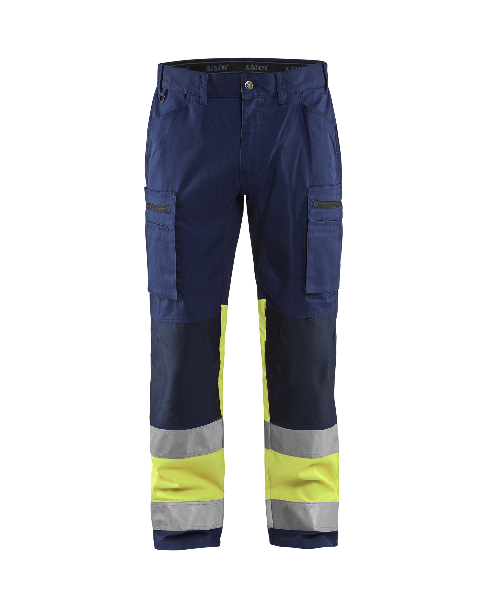 Pantalon artisan haute-visibilité +stretch Blåkläder 1551 Marine/Jaune fluo Blaklader - 155118118933C