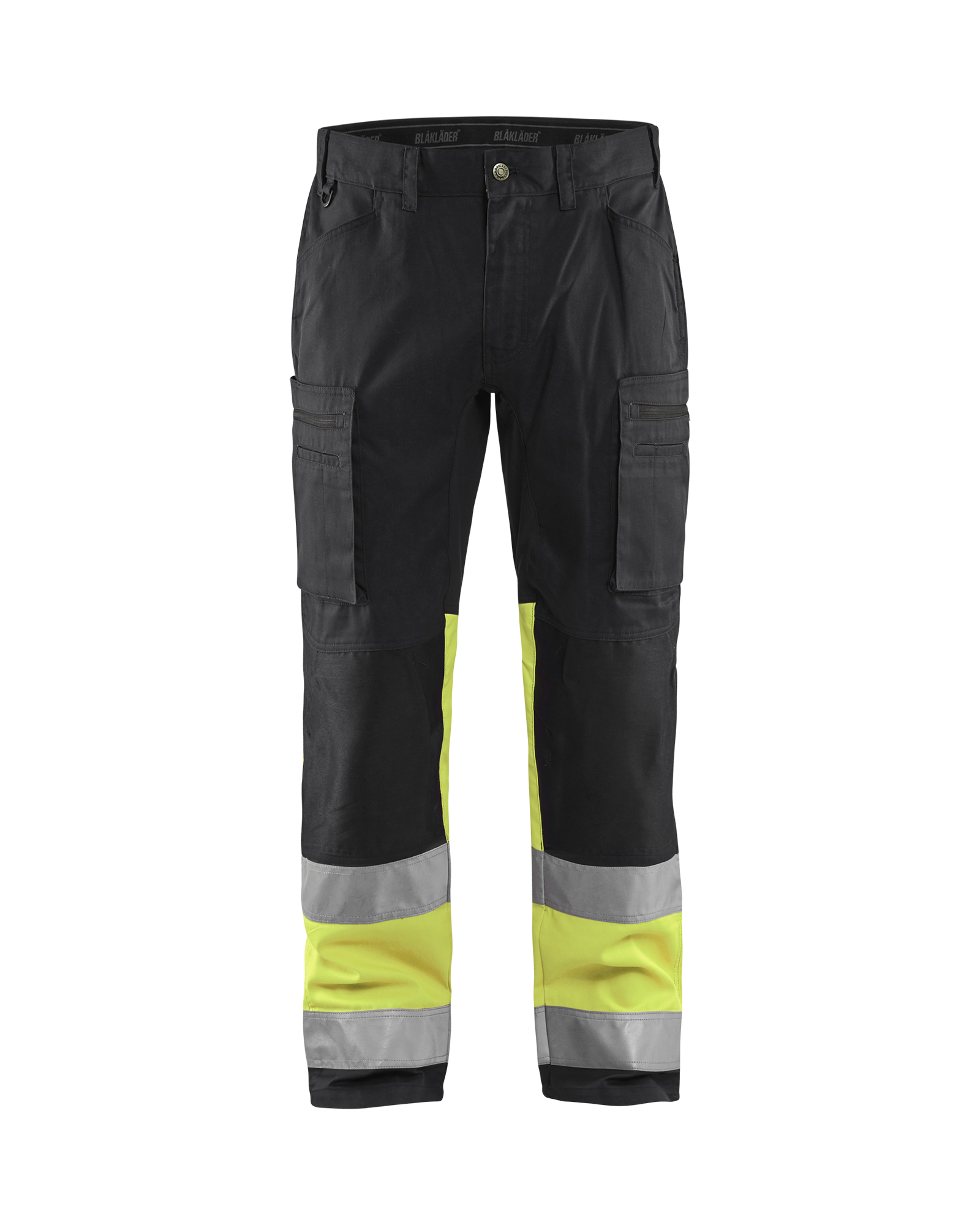 Pantalon artisan haute-visibilité +stretch Blåkläder 1551 Noir/Jaune fluo Blaklader - 155118119933C