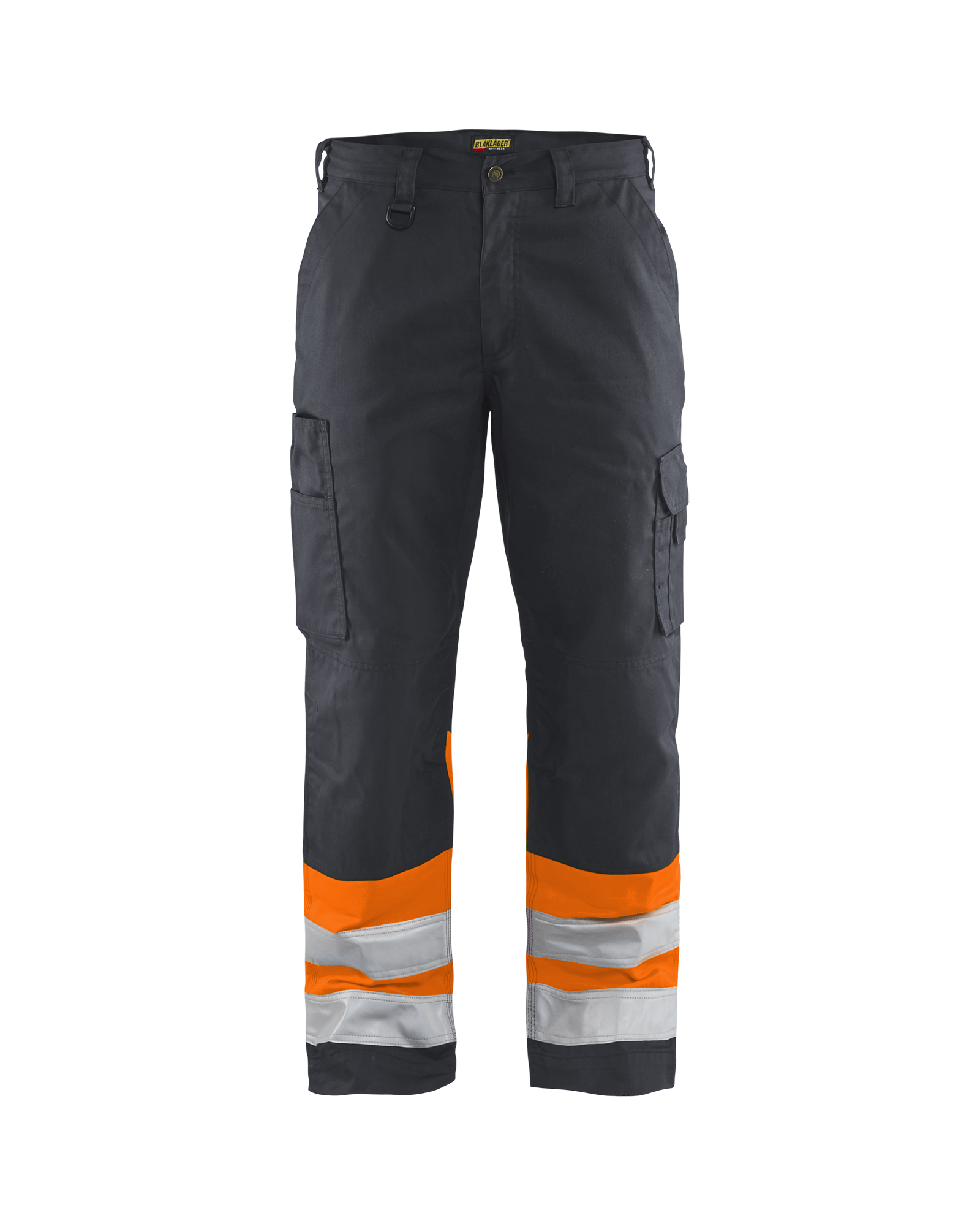 Pantalon artisan haute visibilité Blåkläder 1564 Gris moyen/Orange fluo Blaklader - 156418119653C