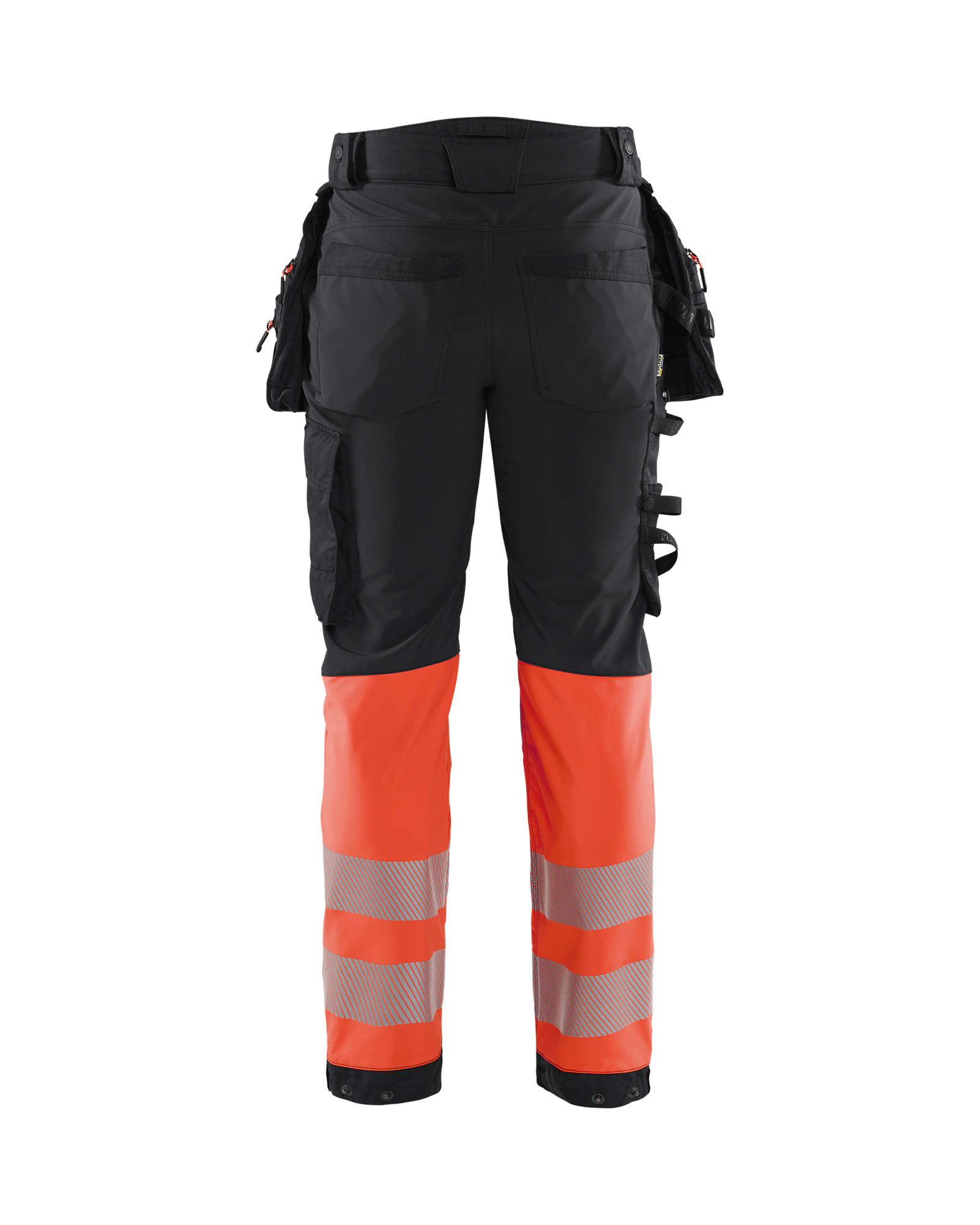 Pantalon Softshell Haute-visibilité Blåkläder 1821 Noir/Rouge fluo Blaklader - 182125139955C